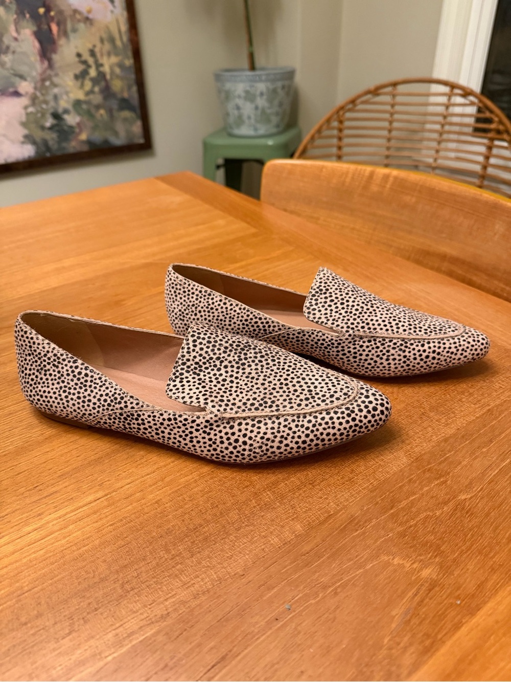 Madewell Loafers Leopard, Size 7.5
